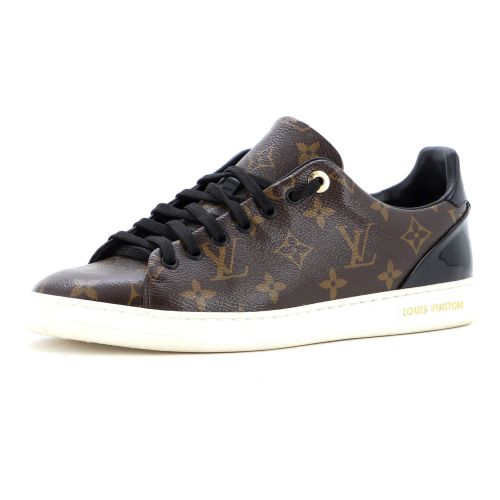 Women's FrontRow Sneakers Monogram Canvas with Patent