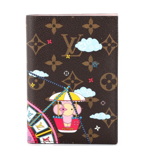 Passport Cover Limited Edition Vivienne Xmas Monogram Canvas