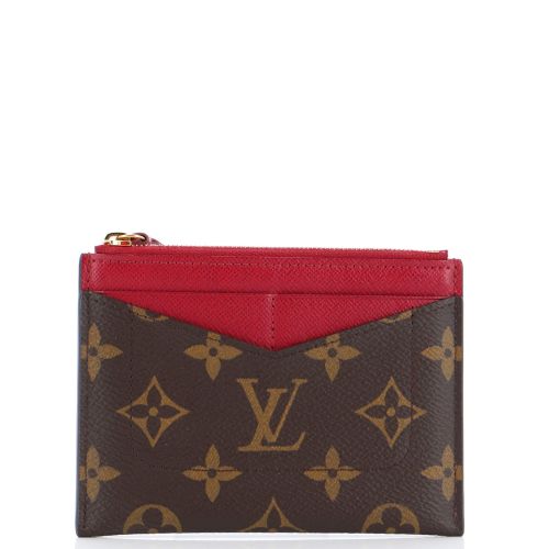 Zipped Card Holder Monogram Canvas