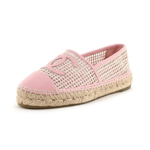 Women's CC Cap Toe Espadrilles Woven Mesh