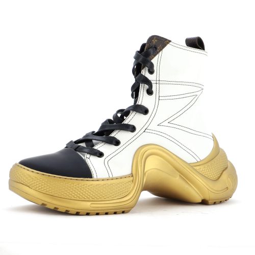 Women's LV Archlight Sneaker Boots Leather and Monogram Canvas