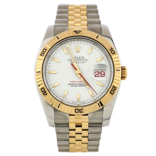 Oyster Perpetual Datejust Turn-O-Graph Automatic Watch Stainless Steel and Yellow Gold 36