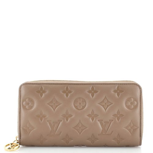 Coussin Zippy Wallet Monogram Embossed Lambskin