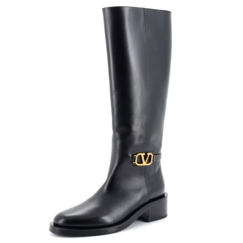 Women's VLogo Knee-High Boots Leather