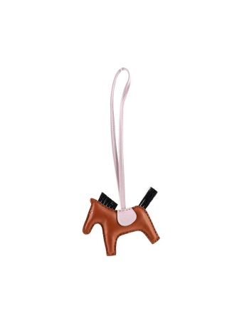 GriGri Rodeo Bag Charm Leather with Horse Hair PM