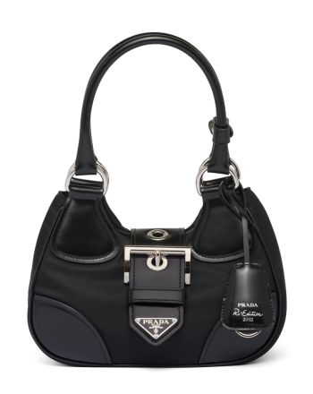 Prada Moon Re-Nylon And Leather Bag 1BA381