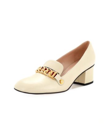 Women's Sylvie Chain Link Loafers Leather