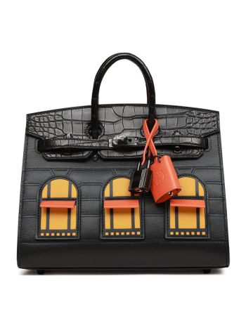 Hermes Sac Faubourg Birkin 20 So Matte Alligator Hardware