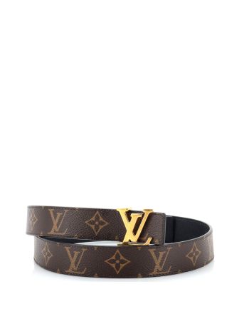 LV Initiales Belt Monogram Canvas Medium 80