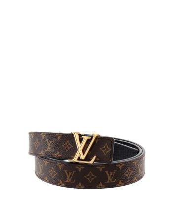 LV Initiales Belt Monogram Canvas Thin 85