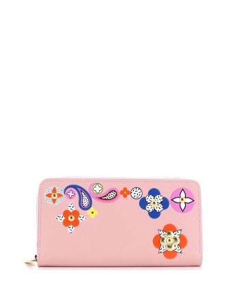 Zippy Wallet Limited Edition Floral Patchwork Epi Leather