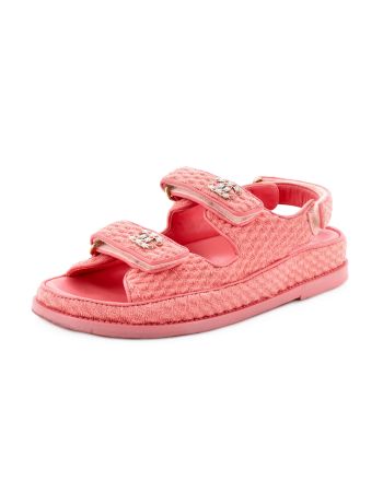 Women's Velcro Dad Sandals Knit Fabric