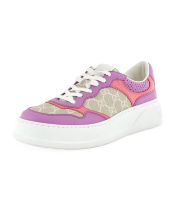 Women's Dali Platform Sneakers GG Coated Canvas and Leather