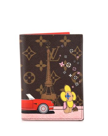 Passport Cover Limited Edition Vivienne Xmas Monogram Canvas