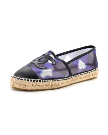 Women's CC Cap Toe Espadrilles Mesh