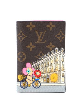 Passport Cover Limited Edition Vivienne Xmas Monogram Canvas