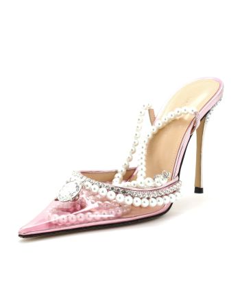 Women's Diamond of Elizabeth Ankle Strap Pumps PVC 110